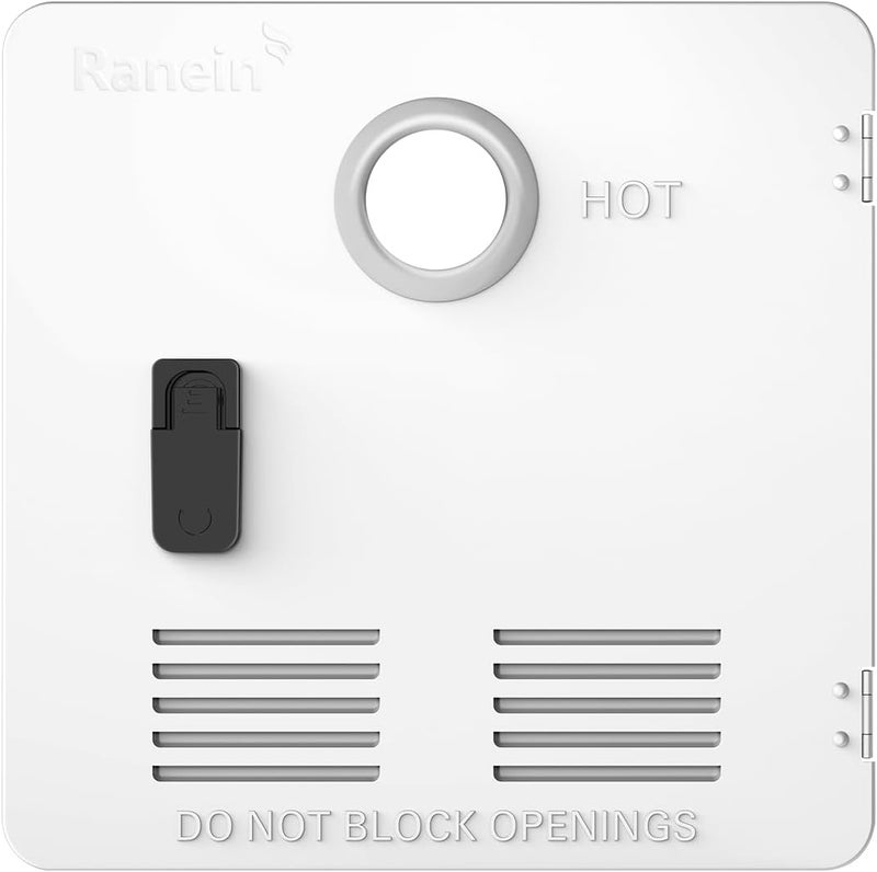 Ranein RV Water Heater Door Kit, 15x15 Inches White Panel, Compatible with Models Only - Image 1